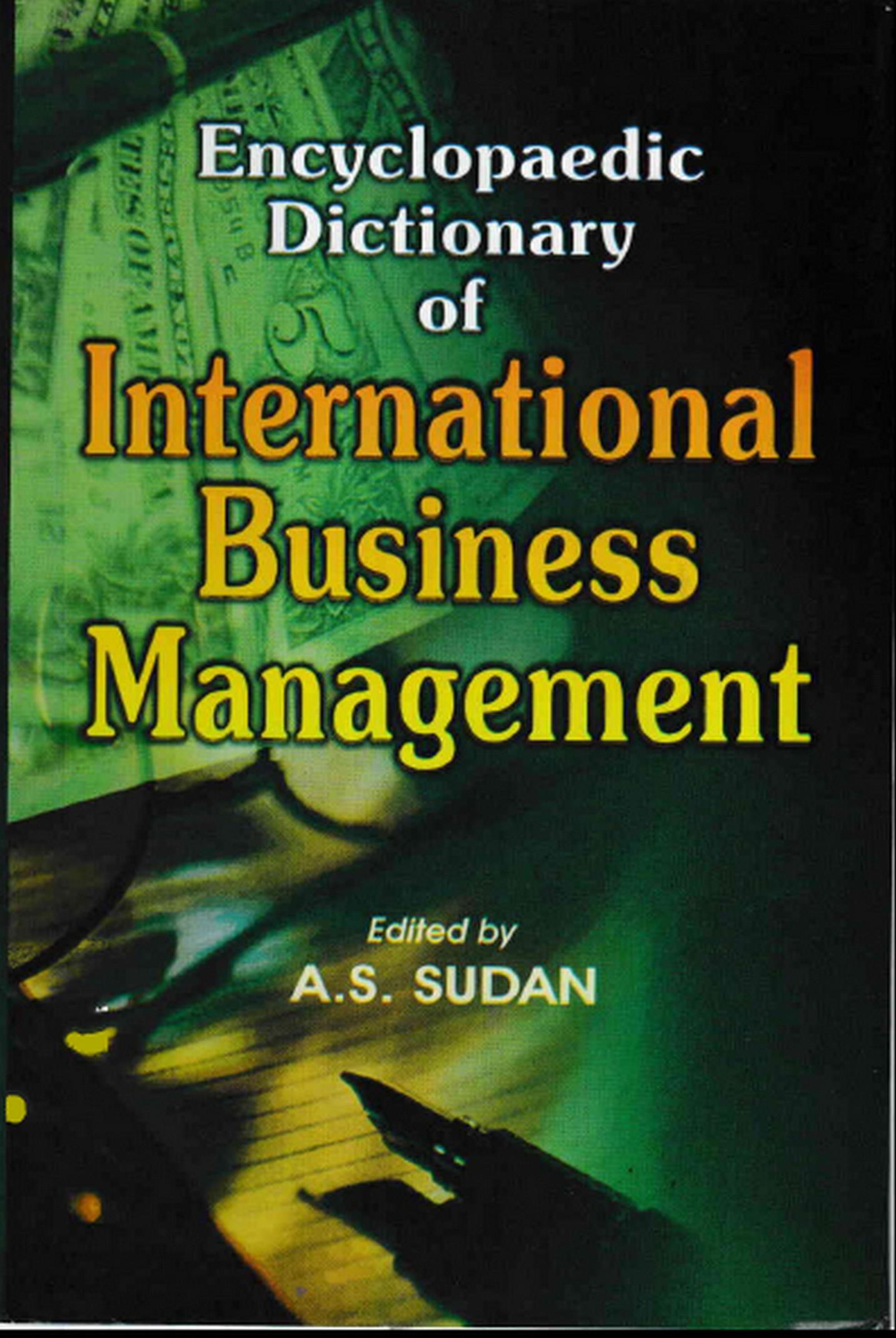Cover image for Encyclopaedic Dictionary of International Business Management