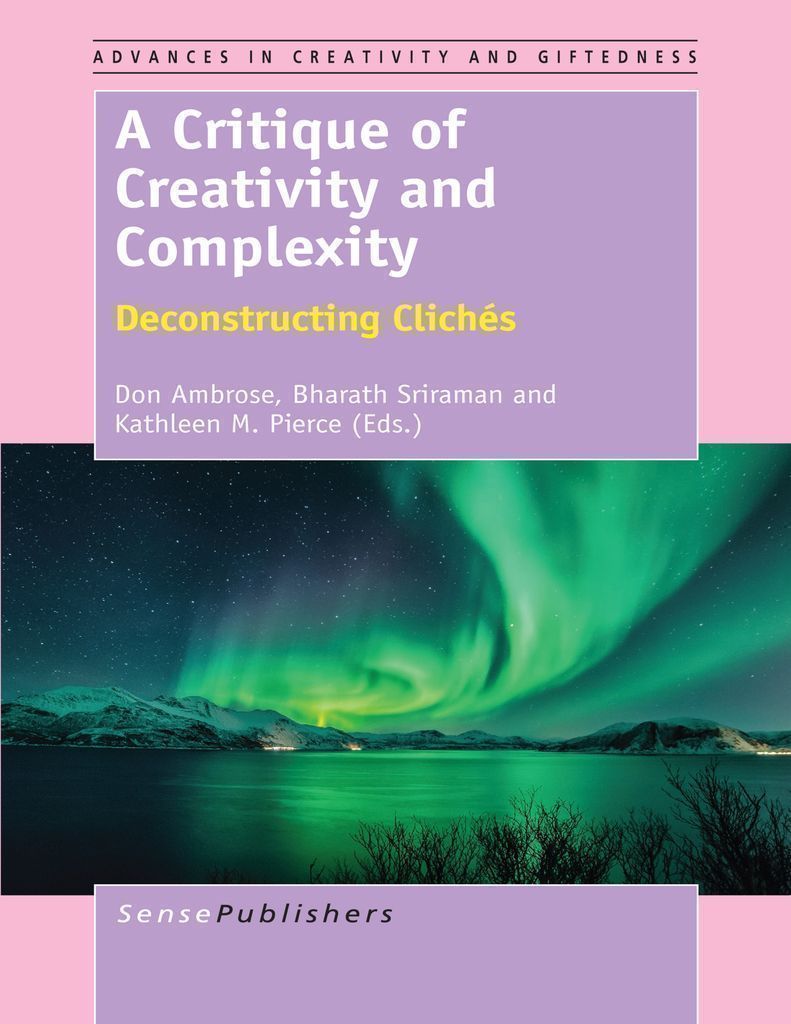 Cover image for A Critique of Creativity and Complexity
