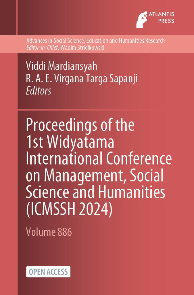 Cover image for Proceedings of the 1st Widyatama International Conference on Management, Social Science and Humanities (ICMSSH 2024)