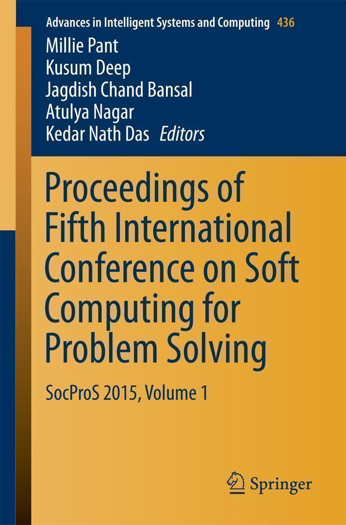 Cover image for Proceedings of Fifth International Conference on Soft Computing for Problem Solving