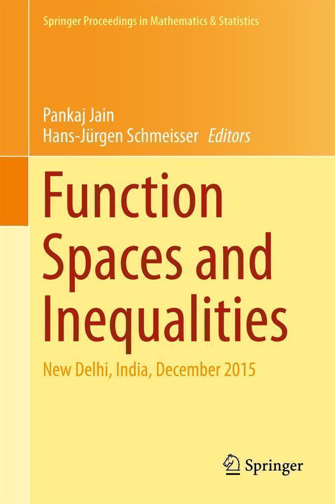 Cover image for Function Spaces and Inequalities
