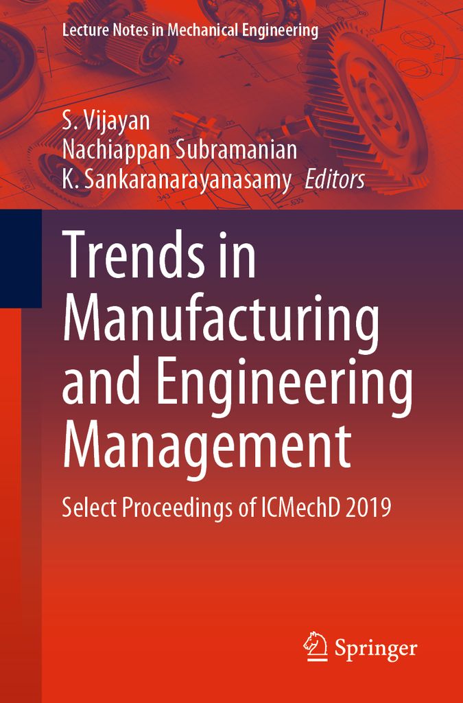 Cover image for Trends in Manufacturing and Engineering Management