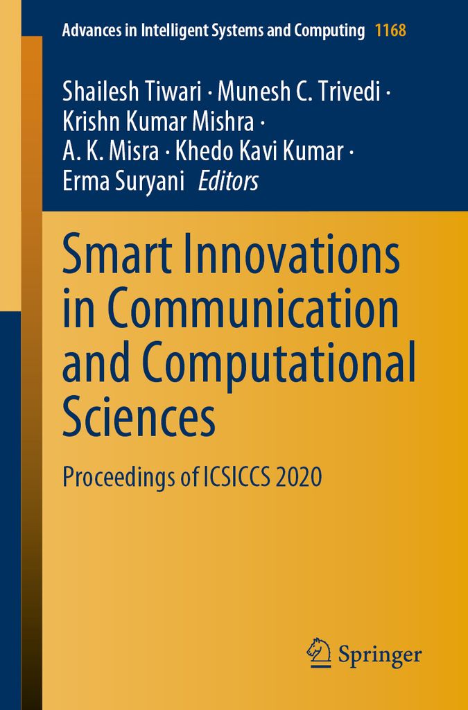 Cover image for Smart Innovations in Communication and Computational Sciences