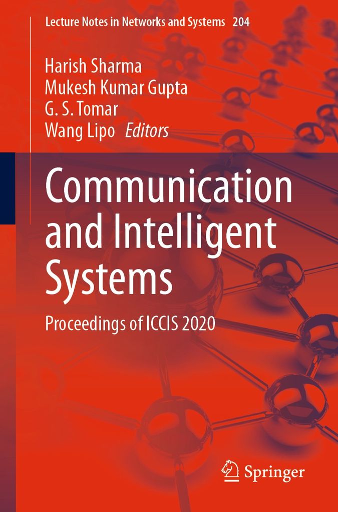 Cover image for Communication and Intelligent Systems