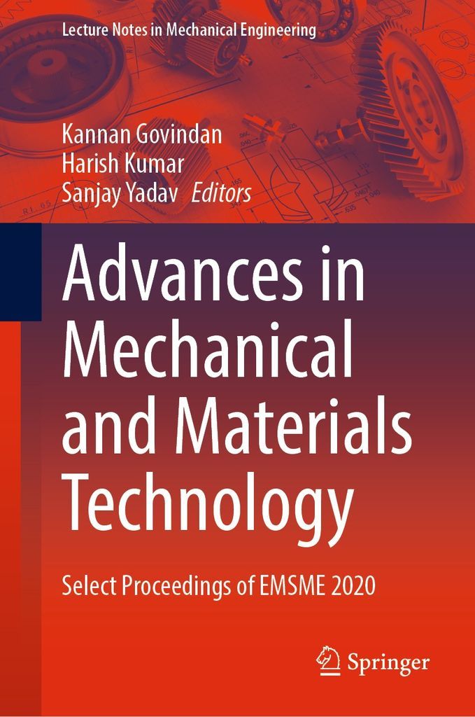 Cover image for Advances in Mechanical and Materials Technology