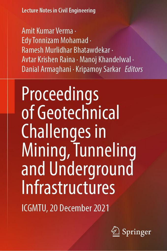 Cover image for Proceedings of Geotechnical Challenges in Mining, Tunneling and Underground Infrastructures