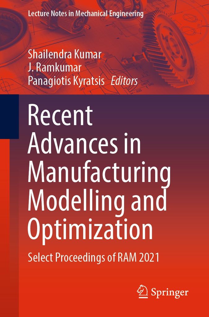 Cover image for Recent Advances in Manufacturing Modelling and Optimization