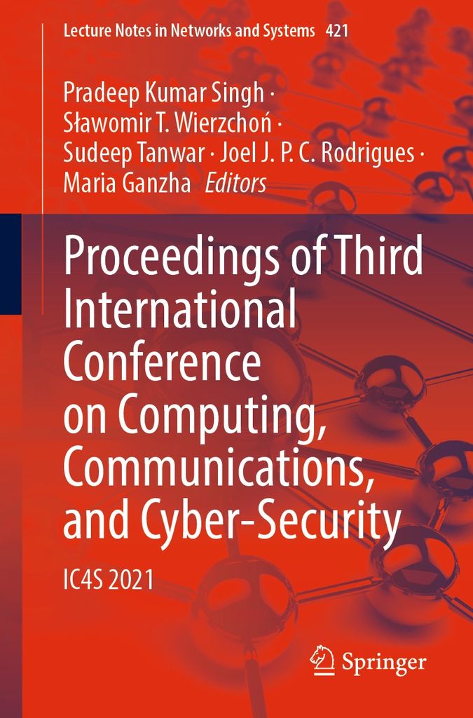 Cover image for Proceedings of Third International Conference on Computing, Communications, and Cyber-Security