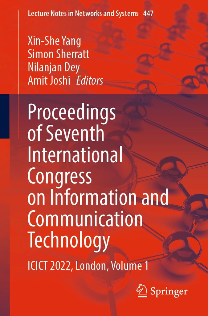 Cover image for Proceedings of Seventh International Congress on Information and Communication Technology