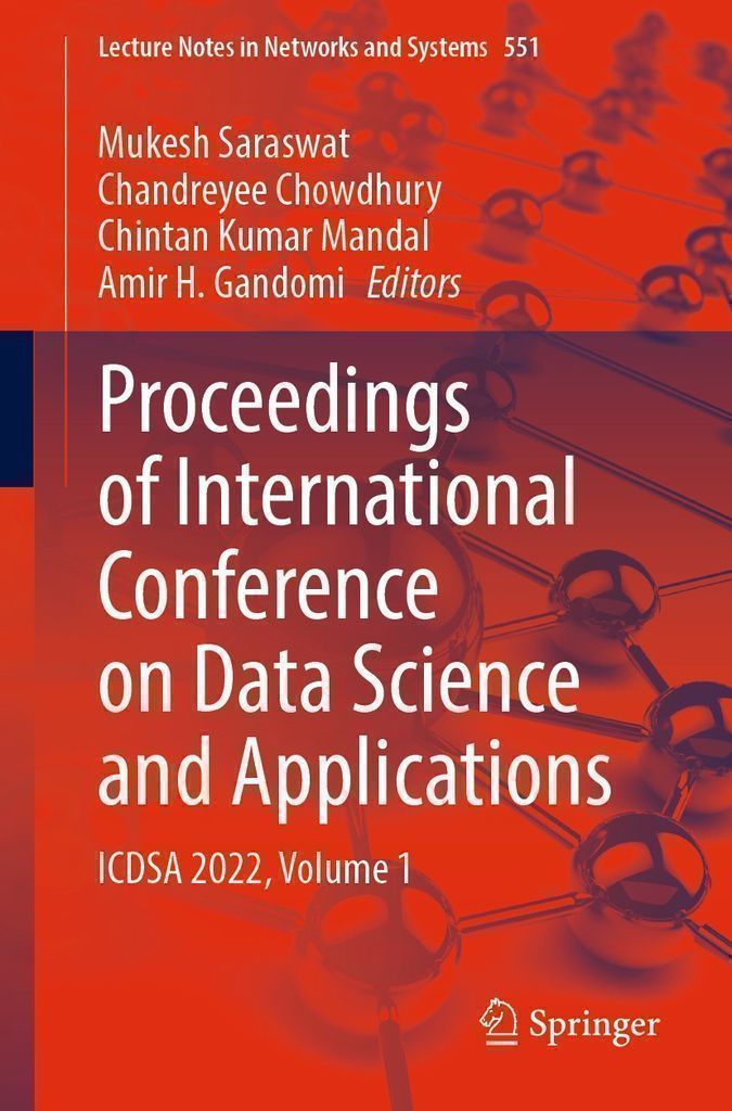 Cover image for Proceedings of International Conference on Data Science and Applications