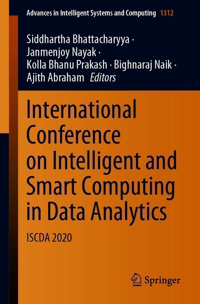 Cover image for International Conference on Intelligent and Smart Computing in Data Analytics