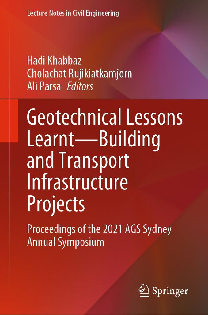 Cover image for Geotechnical Lessons LearntBuilding and Transport Infrastructure Projects