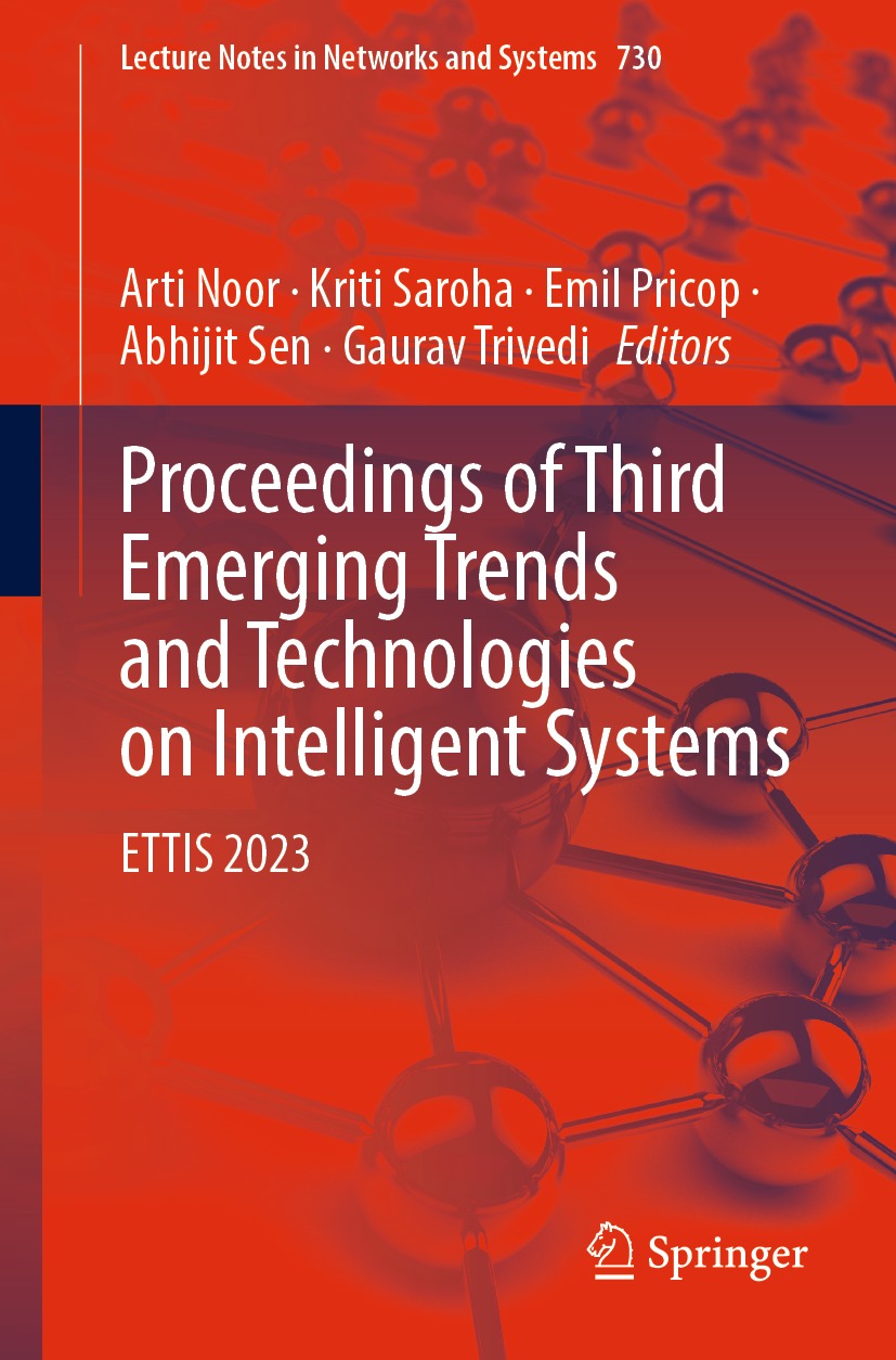 Cover image for Proceedings of Third Emerging Trends and Technologies on Intelligent Systems