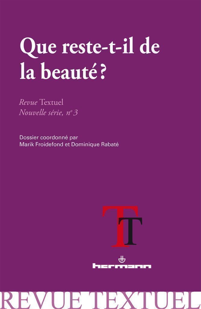 Cover image for Que reste-t-il de la beaute ?
