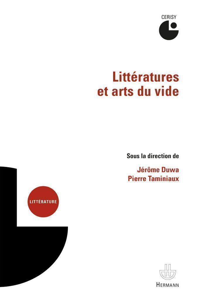 Cover image for Litteratures et arts du vide