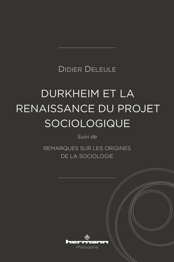 Cover image for Durkheim et la (re)naissance du projet sociologique