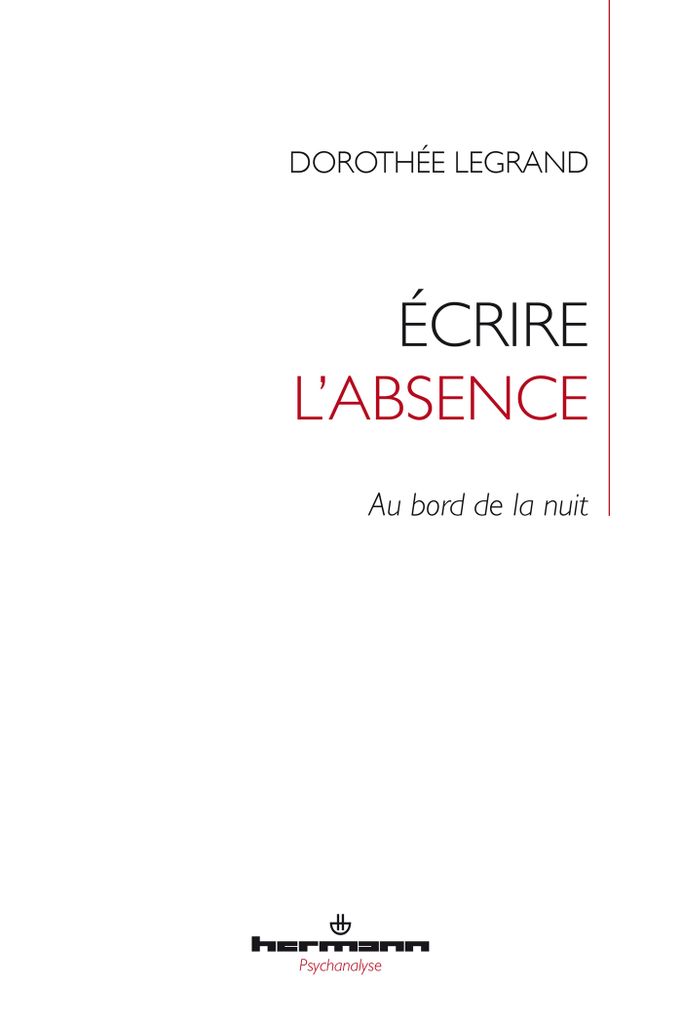 Cover image for Ecrire l'absence