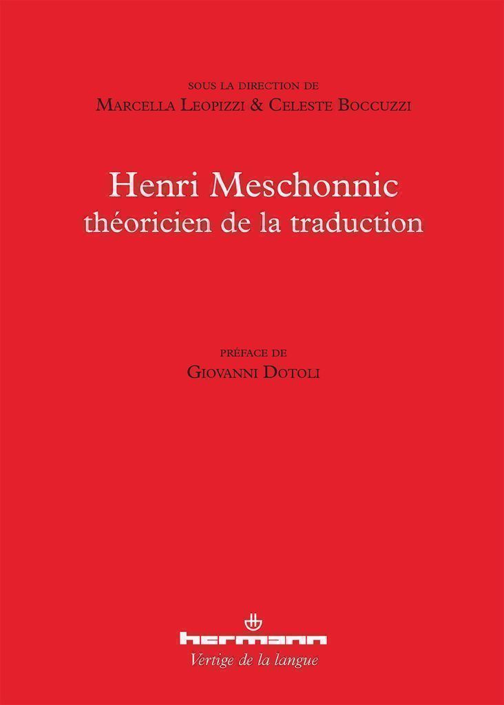 Cover image for Henri Meschonnic theoricien de la traduction