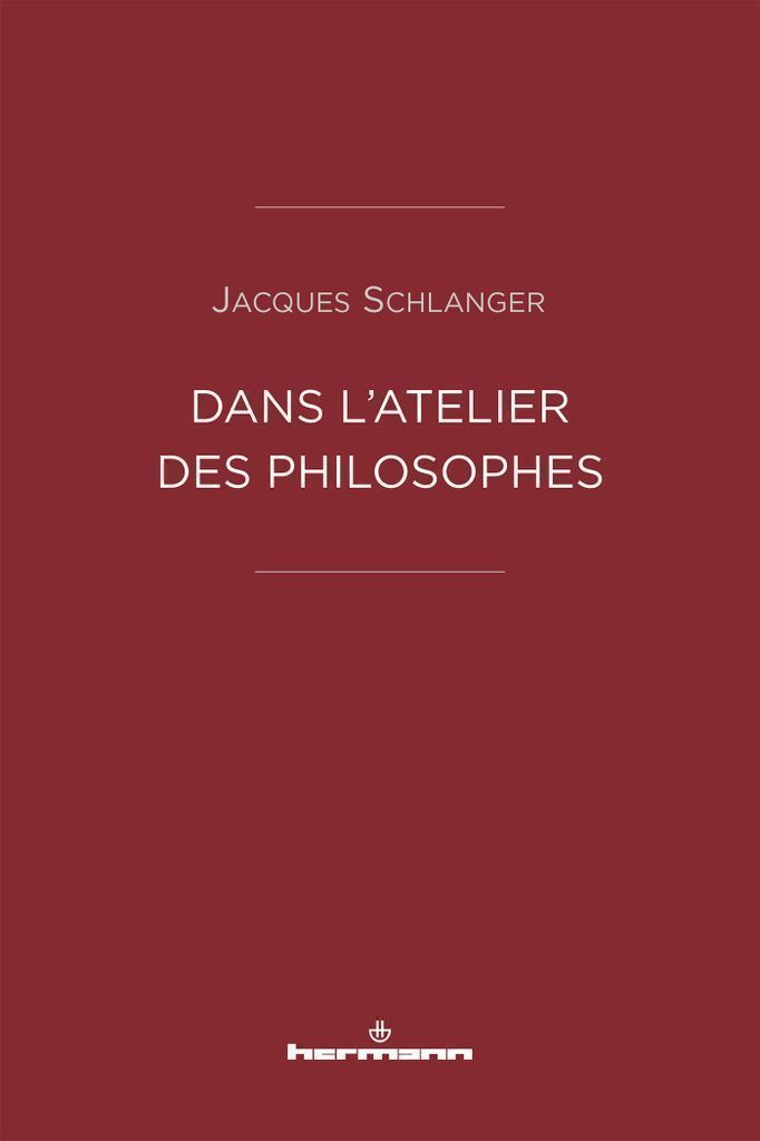 Cover image for Dans l'atelier des philosophes