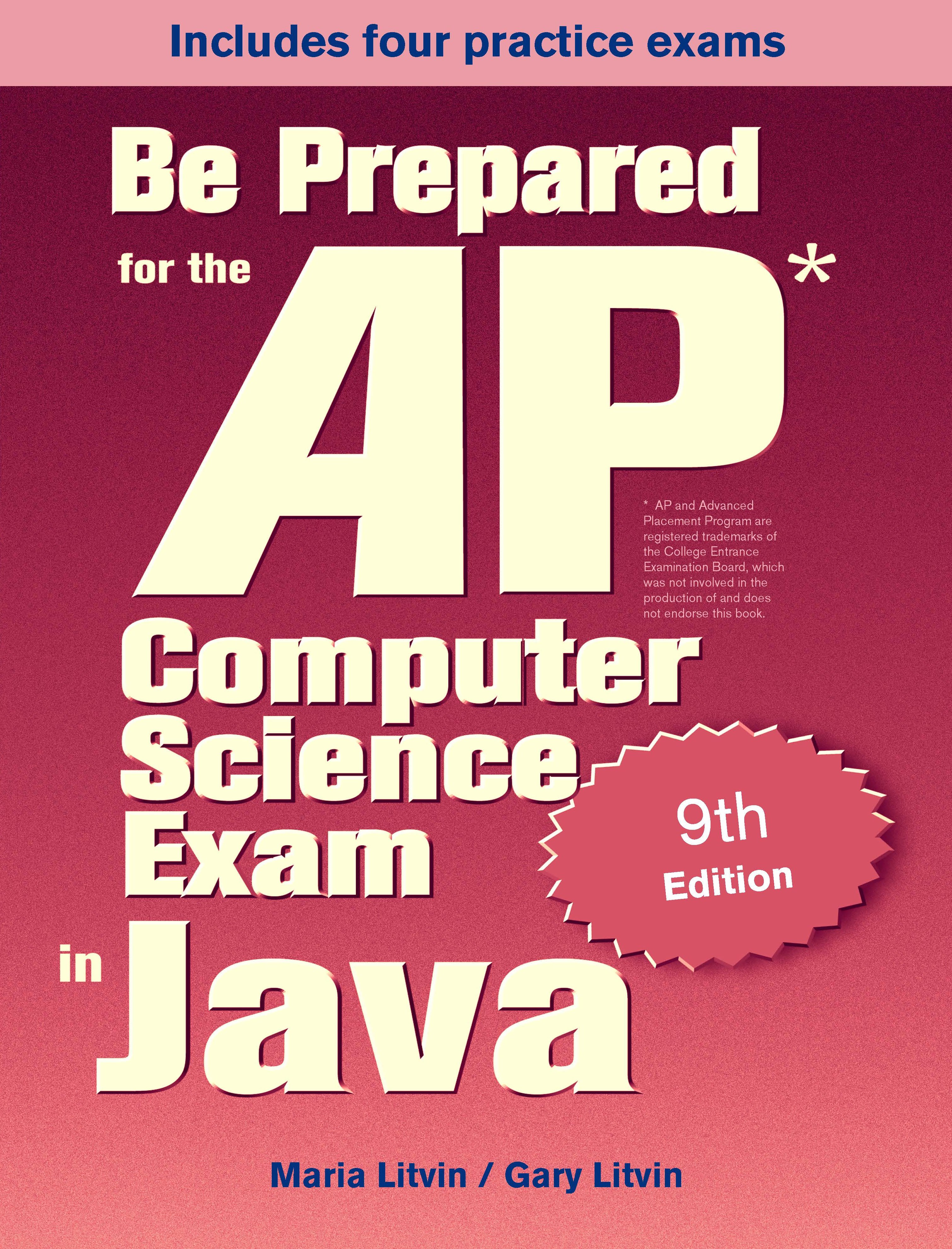 Be Prepared For The Ap Computer Science Exam In Java by Maria Litvin ...