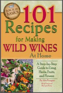 101 Recipes for Making Wild Wines at Home: A Step-by-Step Guide to Using Herbs, Fruits, and Flowers: 