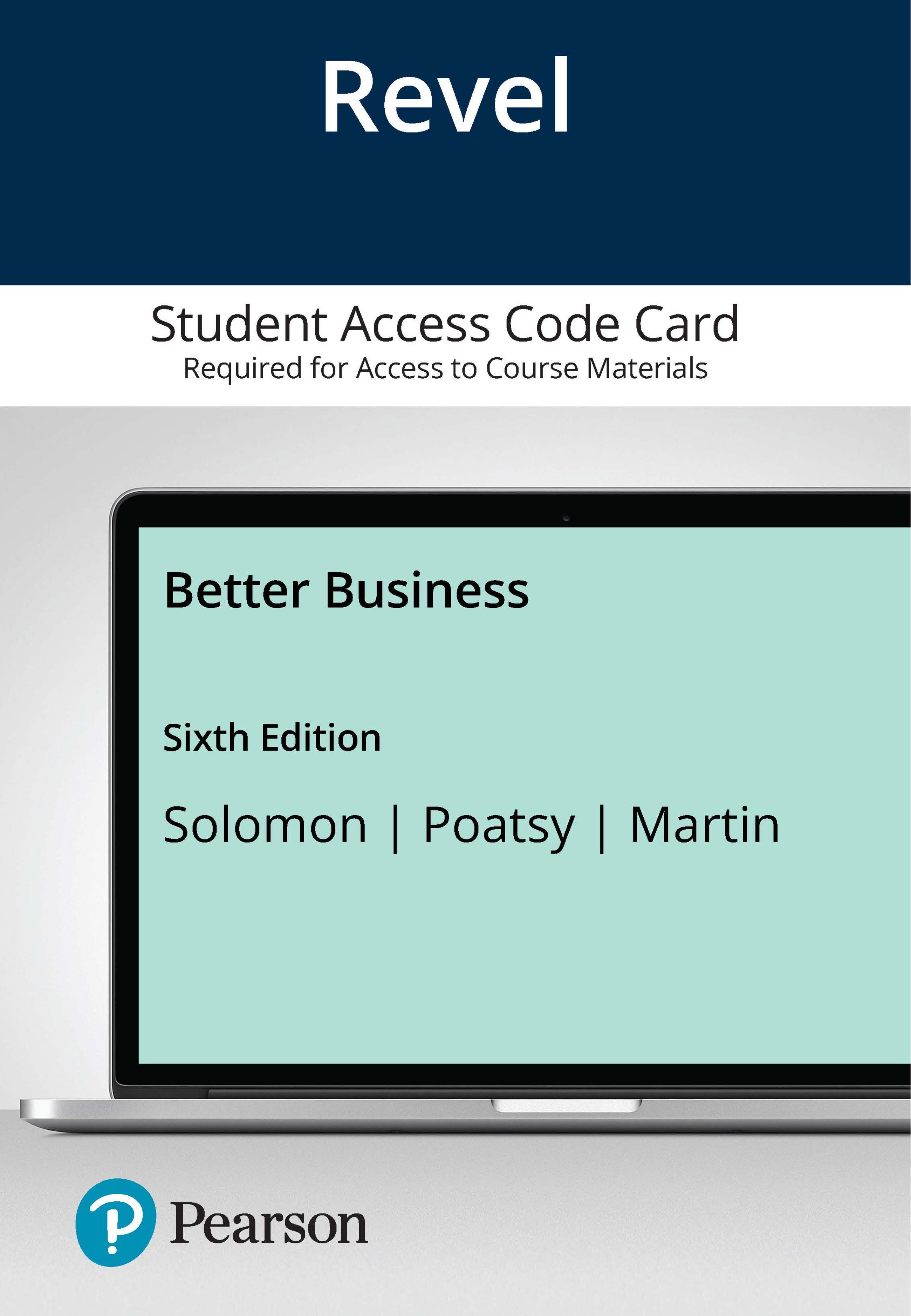 Revel Access Code For Better Business Access Card by Michael Solomon ...
