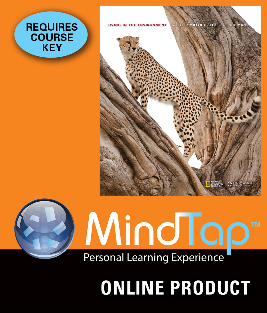 MindTap Environmental Science Online Courseware to Accompany Miller/Spoolman's Living in the Environment, 18th Edition, [Instant Access], 1 term (6 months)