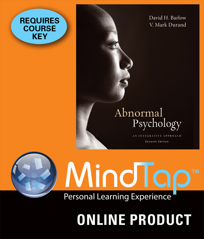 MindTap Psychology Online Courseware to Accompany Barlow/Durand's Abnormal Psychology: An Integrative Approach, 7th Edition, [Instant Access], 1 term (6 months)