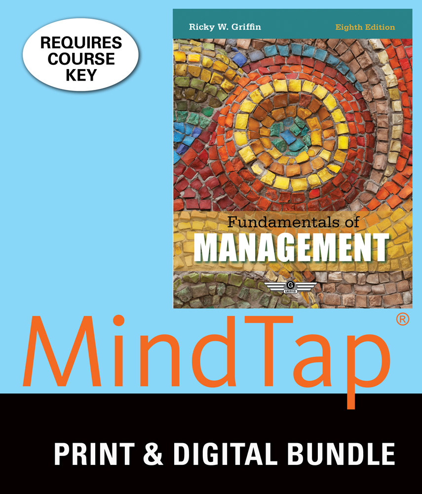 MindTap Management Online Courseware to Accompany Griffin's Fundamentals of Management, 8th Edition, [Instant Access], 1 term (6 months)