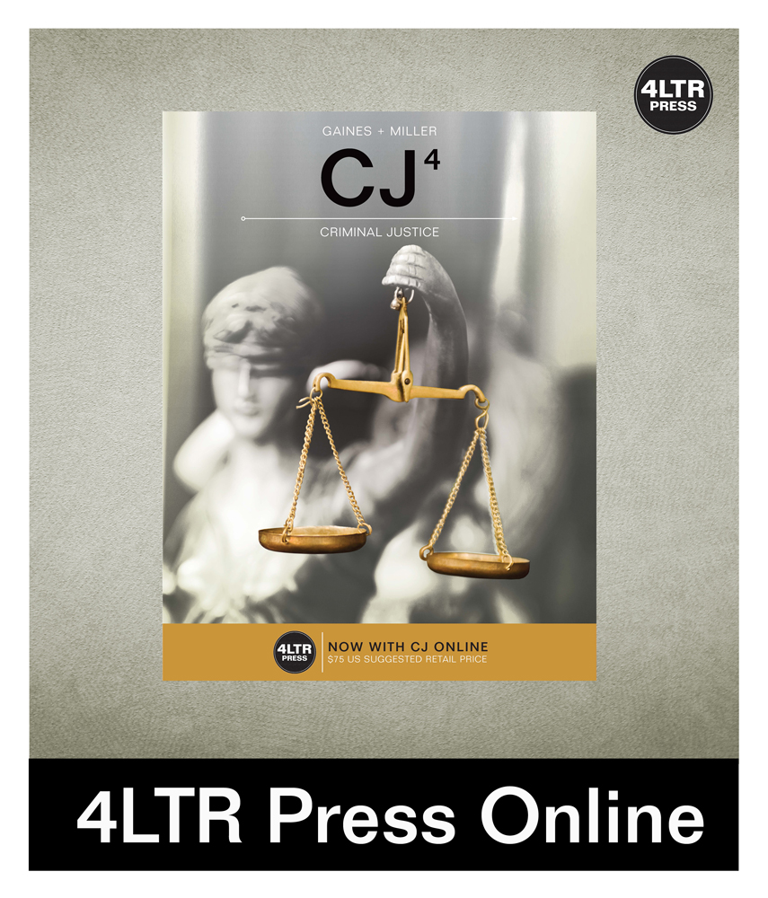 CJ Online for Gaines/Miller's CJ 4, 4th Edition, [Instant Access]