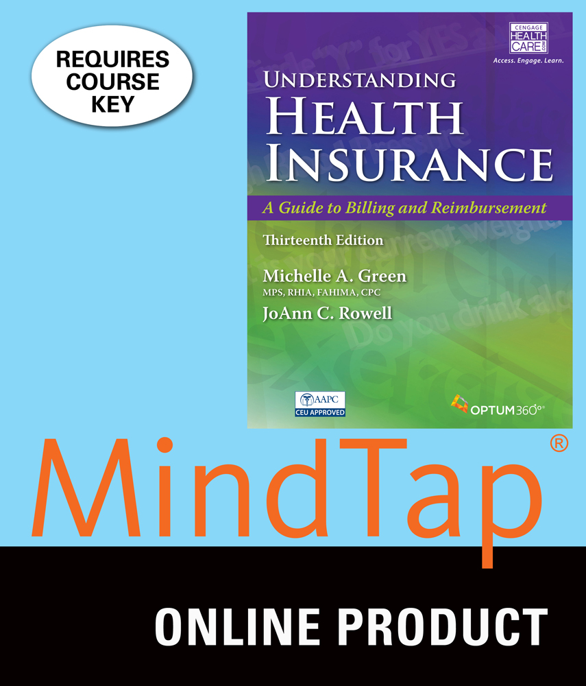 MindTap Medical Insurance & Coding for Green's 13th Edition RedShelf