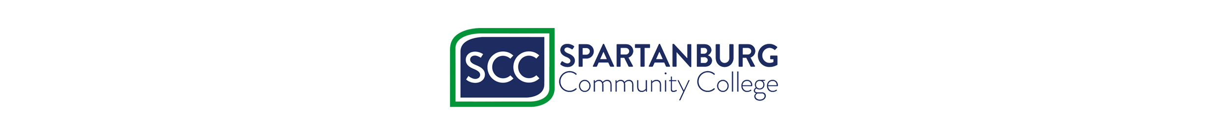 Spartanburg Community College Official 2024 Logo decorative banner 