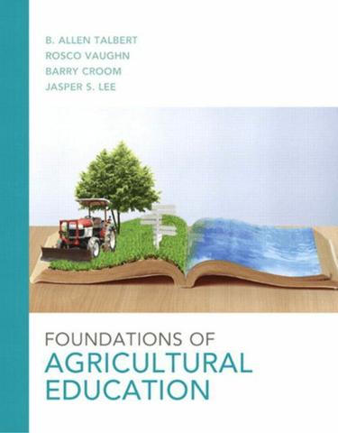 Foundations of Agricultural Education (Subscription)