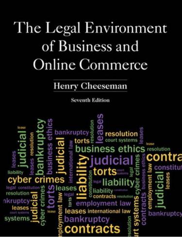 Legal Environment of Business and Online Commerce, The (2-downloads)