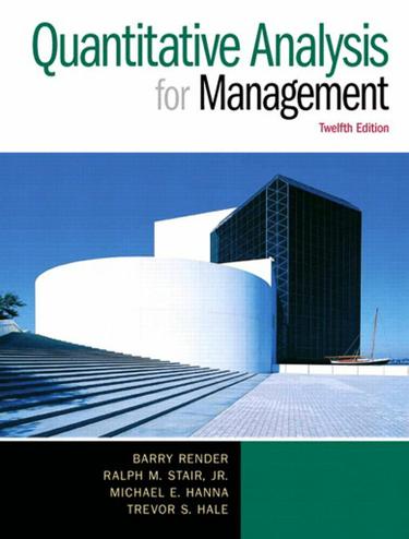 Quantitative Analysis for Management (Subscription)