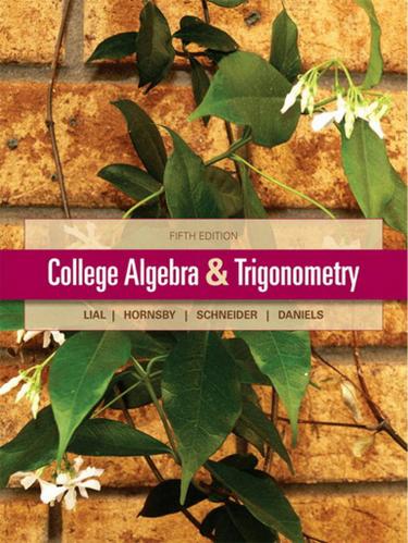 College Algebra and Trigonometry (Subscription)
