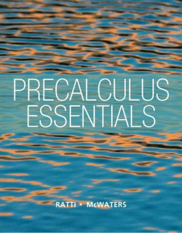 Precalculus Essentials (Subscription)