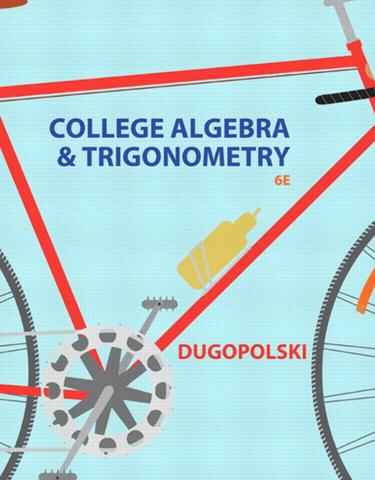 College Algebra and Trigonometry (Subscription)