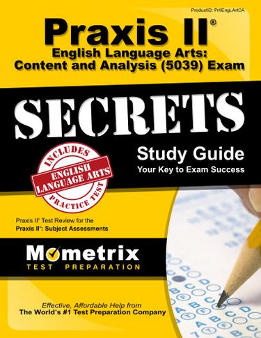 Cover image for Praxis II English Language Arts: Content and Analysis (5039) Exam Secrets Study Guide