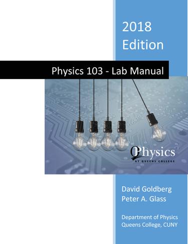 Physics 103 - Lab Manual by: David Goldberg - None | RedShelf