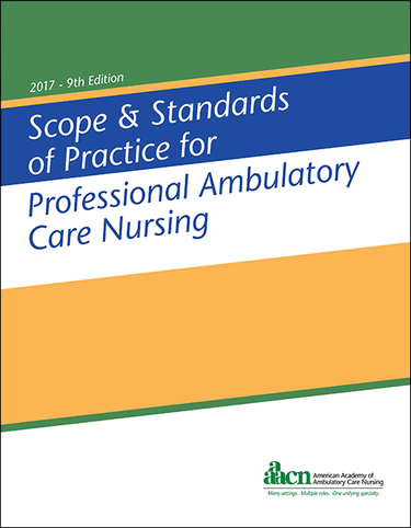 Cover image for Scope  and  Standards of Practice for Professional Ambulatory Care Nursing, 9th Edition