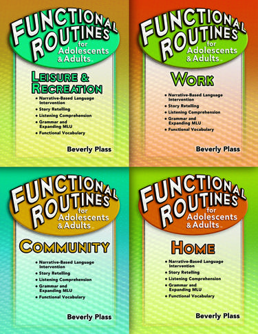 Functional Routines for Adolescents and Adults: 4 Book Set - 33092E