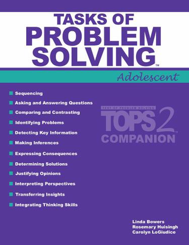 tasks of problem solving adolescent