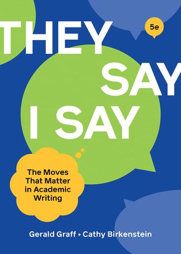 "They Say / I Say" (Fifth Edition)