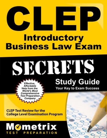 Cover image for CLEP Introductory Business Law Exam Secrets Study Guide