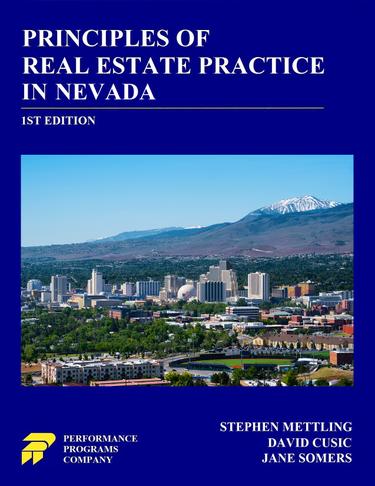 Principles of Real Estate Practice in Nevada