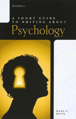 Short Guide to Writing About Psychology, A
