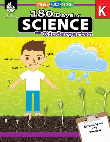 Cover image for 180 Days of Science for Kindergarten