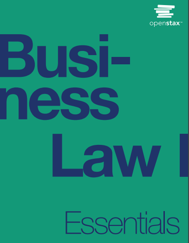 Cover image for Business Law I Essentials
