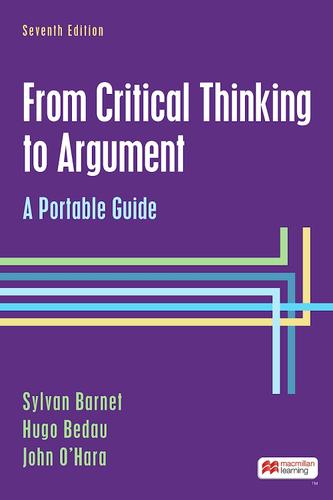 From Critical Thinking to Argument